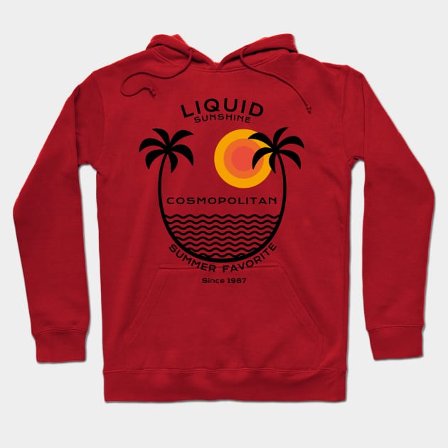 Cosmopolitan - Liquid summer 1987 Hoodie by All About Nerds